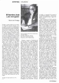El hombre José Luis Aranguren / Pedro Laín Entralgo | Biblioteca Virtual Miguel de Cervantes