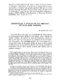 Estructura y efecto en "La Migala" de Juan José Arreola / David Lagmanovich | Biblioteca Virtual Miguel de Cervantes