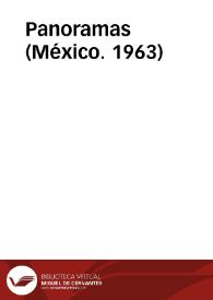 Panoramas (México. 1963) | Biblioteca Virtual Miguel de Cervantes