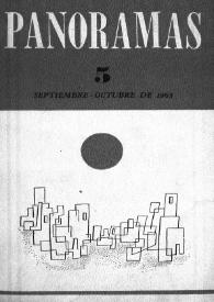 Panoramas (México. 1963). Núm. 5, septiembre-octubre de 1963 | Biblioteca Virtual Miguel de Cervantes