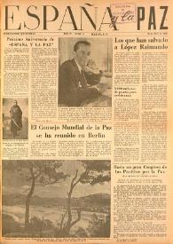 España y la paz. Año II, núm. 16, 15 de julio de 1952 | Biblioteca Virtual Miguel de Cervantes