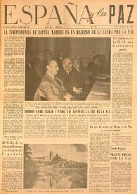 España y la paz. Año III, núm. 30, 15 de febrero de 1953 | Biblioteca Virtual Miguel de Cervantes