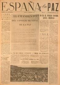 España y la paz. Año III, núm. 43, 1 de septiembre de 1953 | Biblioteca Virtual Miguel de Cervantes