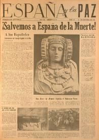España y la paz. Año III, núm. 44, 1 de octubre de 1953 | Biblioteca Virtual Miguel de Cervantes