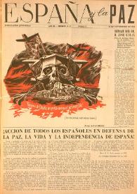 España y la paz. Año IV, núm. 47, 28 de septiembre de 1954 | Biblioteca Virtual Miguel de Cervantes