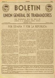 U.G.T. : Boletín de la Unión General de Trabajadores de España en Francia. Núm. 16, febrero de 1946 | Biblioteca Virtual Miguel de Cervantes