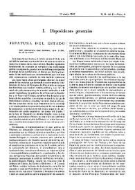 Ley Orgánica del Estado de 10 de enero de 1967  | Biblioteca Virtual Miguel de Cervantes