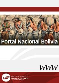 Portal Nacional Bolivia | Biblioteca Virtual Miguel de Cervantes