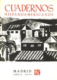 Cuadernos Hispanoamericanos. Núm. 124, abril 1960 | Biblioteca Virtual Miguel de Cervantes