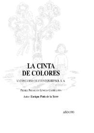 La cinta de colores / Enrique Pinto de la Torre | Biblioteca Virtual Miguel de Cervantes