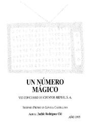 Un número mágico / Judith Rodríguez Cid | Biblioteca Virtual Miguel de Cervantes