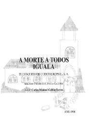 A morte a todos iguala / Carlos Manuel Callón Torres | Biblioteca Virtual Miguel de Cervantes