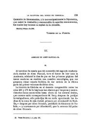 "Assilah" de Aben Pascual (I) / Francisco Codera | Biblioteca Virtual Miguel de Cervantes