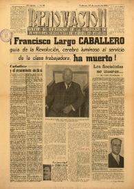 Renovación (Toulouse) : Boletín de Información de la Federación de Juventudes Socialistas de España. Núm. 37, 27 de marzo de 1946 | Biblioteca Virtual Miguel de Cervantes
