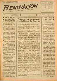 Renovación (México D. F.) : Órgano de la Federación de Juventudes Socialistas de España. Año II, núm. 17, 31 de agosto de 1945 | Biblioteca Virtual Miguel de Cervantes