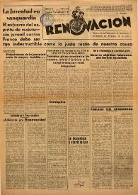 Renovación (Toulouse) : Boletín de Información de la Federación de Juventudes Socialistas de España. Núm. 107, 7 de septiembre de 1947 | Biblioteca Virtual Miguel de Cervantes