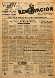 Renovación (Toulouse) : Boletín de Información de la Federación de Juventudes Socialistas de España. Núm. 123, 11 de enero de 1948 | Biblioteca Virtual Miguel de Cervantes
