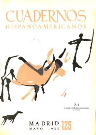 Cuadernos Hispanoamericanos. Núm. 125, mayo 1960 | Biblioteca Virtual Miguel de Cervantes