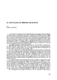 El portulano de Ibrahim de Murcia / por Mikel de Epalza | Biblioteca Virtual Miguel de Cervantes
