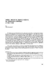 Argel, según el diario inédito de Francisco Ximénez (1718-1720) / Por Hedi Oueslati | Biblioteca Virtual Miguel de Cervantes