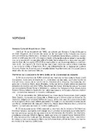 Sharq Al-Andalus. Nº 3, Año 1986. Sección Noticias | Biblioteca Virtual Miguel de Cervantes