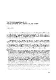 The Muslim/Mudejar in the Cantigas of Alfonso X, el Sabio / Por Rhona Zaid | Biblioteca Virtual Miguel de Cervantes