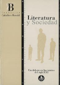 Literatura y Sociedad : un debate en los inicios del siglo XXI : actas del congreso | Biblioteca Virtual Miguel de Cervantes