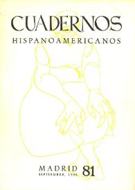 Cuadernos Hispanoamericanos. Núm. 81, septiembre 1956 | Biblioteca Virtual Miguel de Cervantes