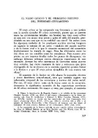 "El viejo celoso" y el principio festivo del entremés cervantino / William H. Clamurro | Biblioteca Virtual Miguel de Cervantes