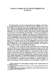 Secreto y mentira en las "Novelas ejemplares" de Cervantes / Letizia Bianchi | Biblioteca Virtual Miguel de Cervantes