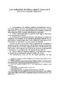 ¿Una desheredada del alfabeto español? (Acerca de la letra "h" en el español moderno) / Jacques de Bruyne | Biblioteca Virtual Miguel de Cervantes