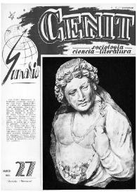 Cenit : Revista de Sociología, Ciencia y Literatura. Año III, núm. 27, marzo 1953 | Biblioteca Virtual Miguel de Cervantes