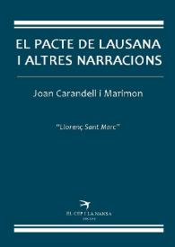 El pacte de Lausana i altres narracions / Joan Carandell i Marimon | Biblioteca Virtual Miguel de Cervantes