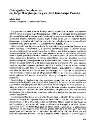 Carcajadas de calaveras en Jorge Ibargüengoitia y en José Guadalupe Posada  / Adelia Lupi  | Biblioteca Virtual Miguel de Cervantes