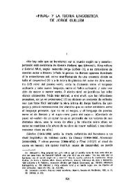 "Final" y la teoría lingüística de Jorge Guillén / Francisco del Pino Calzacorta | Biblioteca Virtual Miguel de Cervantes