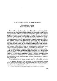 El de Lázaro de Tormes, ¿caso o casos? / Manuel Ferrer-Chivite | Biblioteca Virtual Miguel de Cervantes
