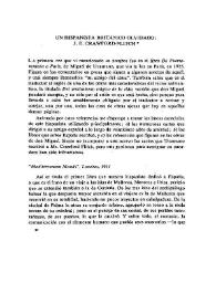 Un hispanista británico olvidado: Mr. J. E. Crawford-Flitch / Manuel García-Blanco | Biblioteca Virtual Miguel de Cervantes
