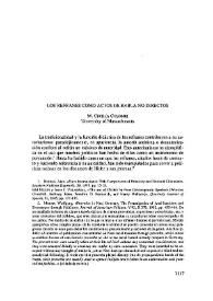 Los refranes como actos de habla no directos  / M. Cecilia Colombi | Biblioteca Virtual Miguel de Cervantes