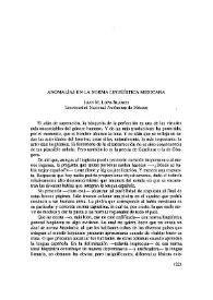 Anomalías en la norma lingüística mexicana  / Juan M. Lope Blanch | Biblioteca Virtual Miguel de Cervantes