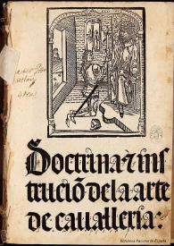 Doctrinal de los caballeros   | Biblioteca Virtual Miguel de Cervantes