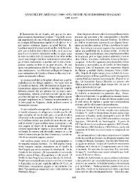  Sánchez de Arévalo (1404-1470) frente al humanismo italiano  / Karl Kohut | Biblioteca Virtual Miguel de Cervantes