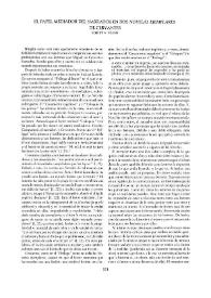El papel mediador del narrador en dos "Novelas ejemplares" de Cervantes  / Robert V. Piluso | Biblioteca Virtual Miguel de Cervantes