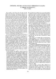Ideología, reflejo, y estructuras literarias en Galdós: el ejemplo de "Tormento" / John H. Sinnigen | Biblioteca Virtual Miguel de Cervantes