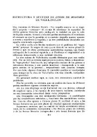  Estructura y sentido de "Luces de Bohemia" de Valle-Inclán  / Hugo W. Cowes | Biblioteca Virtual Miguel de Cervantes