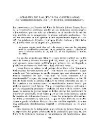 Análisis de las teorías castellanas de versificación de un poeta modernista / Mireya Jaimes-Freyre | Biblioteca Virtual Miguel de Cervantes