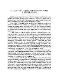 El alma de España en Giuseppe Verdi y Víctor Hugo / Carmen Iranzo de Ebersole | Biblioteca Virtual Miguel de Cervantes