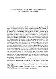 "La Celestina" y los estudios jurídicos de Fernando de Rojas  / Peter Edward Russell | Biblioteca Virtual Miguel de Cervantes