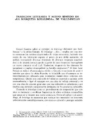 Tradición literaria y nuevo sentido en "La marquesa Rosalinda", de Valle-Inclán  / Leda Schiavo | Biblioteca Virtual Miguel de Cervantes