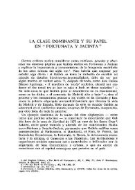 La clase dominante y su papel en "Fortunata y Jacinta" / Julio Rodríguez-Puertolas | Biblioteca Virtual Miguel de Cervantes