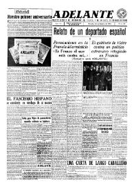 Adelante : Órgano del Partido Socialista Obrero Español de B.-du-Rh. (Marsella). Año II, núm. 53, 25 de octubre de 1945 | Biblioteca Virtual Miguel de Cervantes